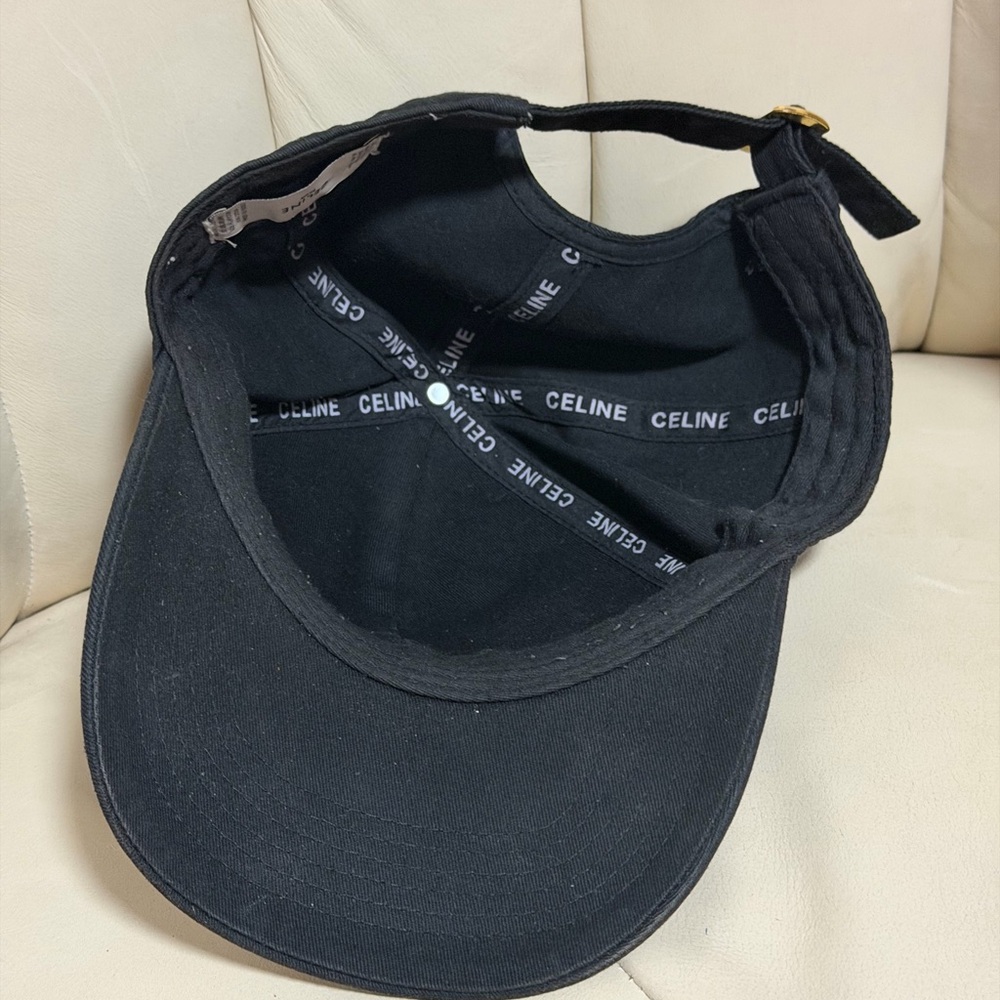 Celine Black Cap with White Label - Picture 7 of 13